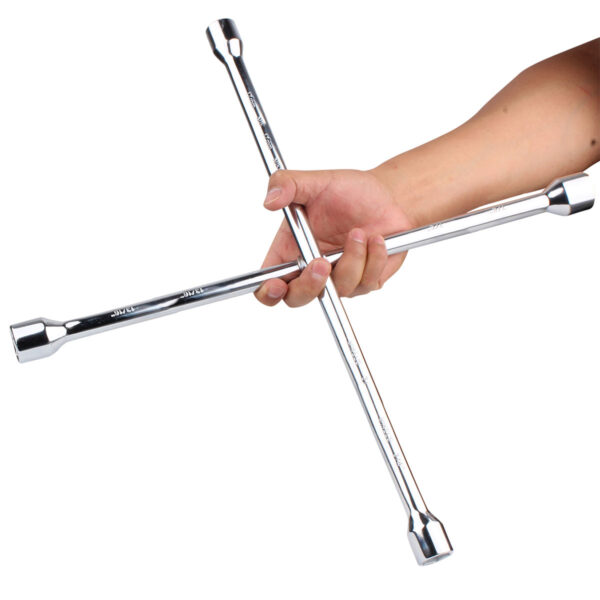 CC-1 Llave de cruz cromada 18” (13/16” - 3/4” - 17mm - 7/8”)